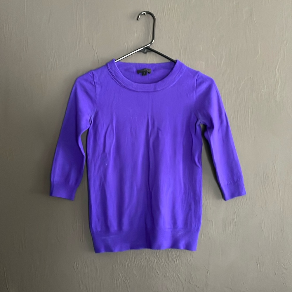 J Crew purple sweater